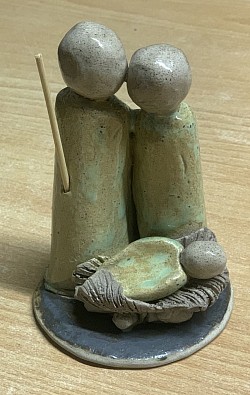 Kerstgezin “groen”