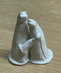 Kerstgezin “Porcelein”