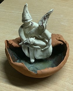 “Kerstgezin op schaal”